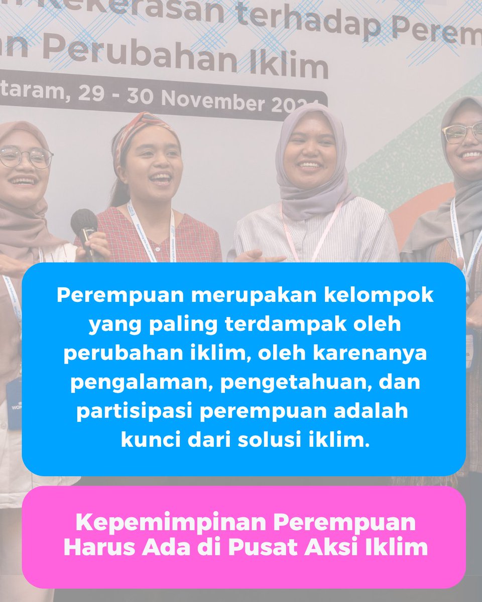 Konten ini dibuat oleh Antonia Maria Oy bersama <a href="/unwomenid/">UN Women Indonesia</a>, <a href="/unescojakarta/">UNESCO Jakarta</a> dan <a href="/UNFPAIndonesia/">UNFPA Indonesia</a> sebagai bentuk ajakan untuk mendukung kepemimpinan perempuan dalam aksi iklim.

#UntukPerempuan #ForAllWomenAndGirls #ClimateAction #AksiIklim <a href="/UNinIndonesia/">United Nations in Indonesia</a>