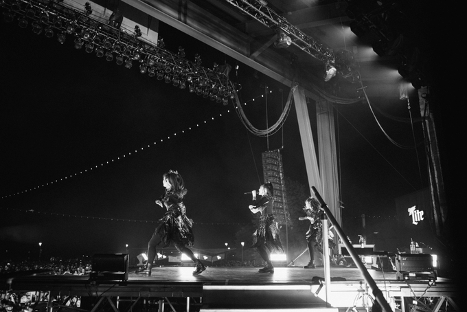 On stage media image