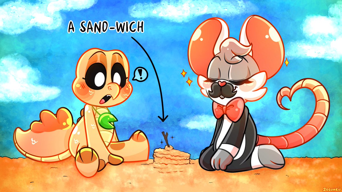 DosukeiiArt's tweet image. The girlies are just chilling at the beach 🥪☀️🏖️
______
#DaydreamCritters #Coral #Fondue