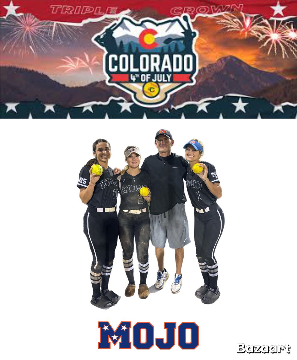 Tennessee Mojo - Ramsey / Fisher (@mojofisher18u) on Twitter photo 9-2 W 2nite & We’re onto Sunday
@ the <a href="/triplecrownspts/">Triple Crown Sports</a> <a href="/COSparkFire/">CO 4th of July</a> Nat’l Power Pool. 7-1 this wk! Congrats <a href="/anabanana2025/">anabanana2025</a>, <a href="/Bragg_Softball/">Bragg Sisters Softball</a> & <a href="/Avabriski22/">Ava Briski</a> w CrowdPleasers tonight! 10AM(MDT) Sun., in the Elite 8! Follow on GC @ web.gc.com/teams/uRO56RGZ…. Pr🟠ud!
#M🟠J🔵 9-2 W 2nite & We’re onto Sunday
@ the <a href="/triplecrownspts/">Triple Crown Sports</a> <a href="/COSparkFire/">CO 4th of July</a> Nat’l Power Pool. 7-1 this wk! Congrats <a href="/anabanana2025/">anabanana2025</a>, <a href="/Bragg_Softball/">Bragg Sisters Softball</a> & <a href="/Avabriski22/">Ava Briski</a> w CrowdPleasers tonight! 10AM(MDT) Sun., in the Elite 8! Follow on GC @ web.gc.com/teams/uRO56RGZ…. Pr🟠ud!
#M🟠J🔵