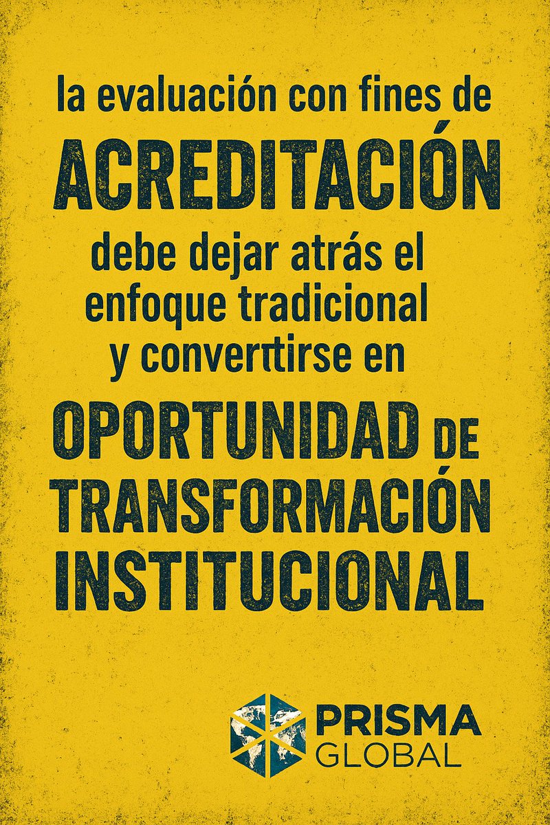 #LaFraseDeHoy es evaluación con fines de #Acreditación para transformar porque #MiLímiteEsTuExcelencia

Si el tema te interesa lee este artículo en mi newsletter #DebateDeIdeas donde hablo sobre "¿Evaluar para transformar? La evaluación con fines de acreditación como motor de