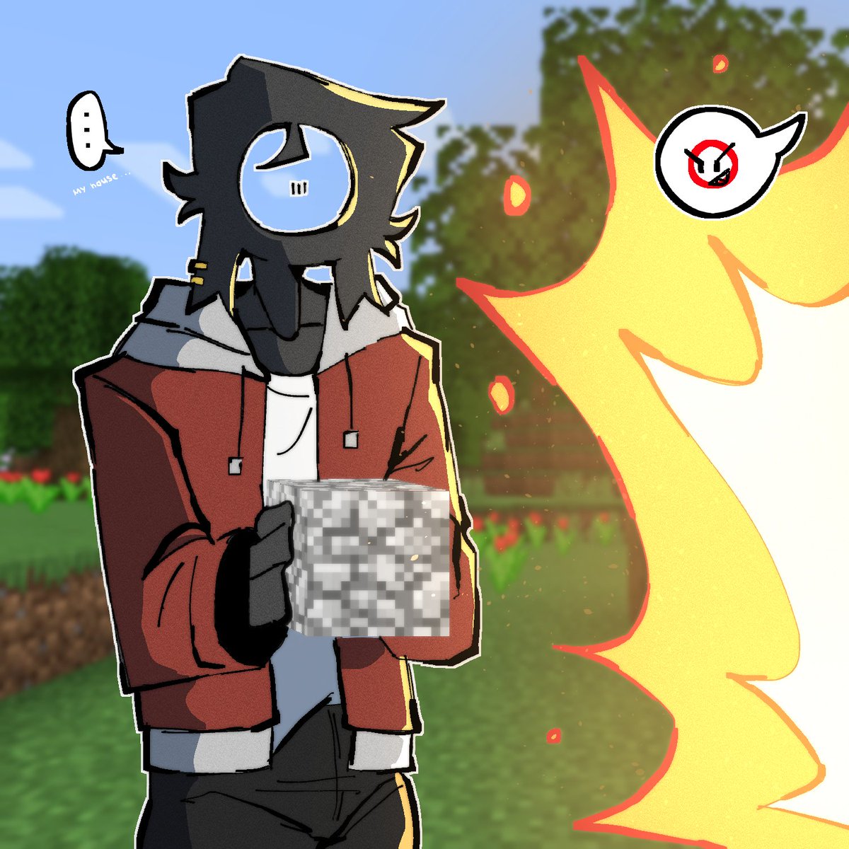 Yumesz_'s tweet image. Destruction #animationvsminecraft #animationvsanimator #alanbecker