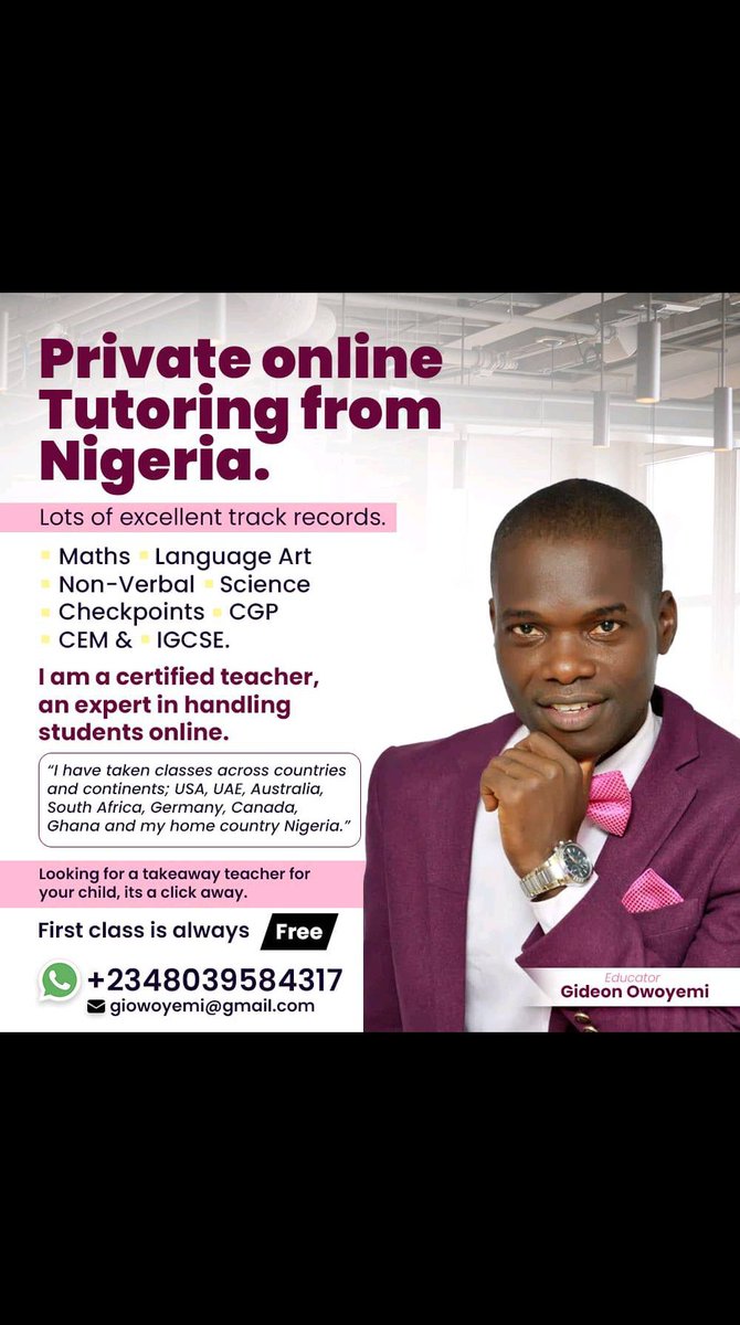 Owoyemi Gideon Bamise (@bamisegideon) on Twitter photo 