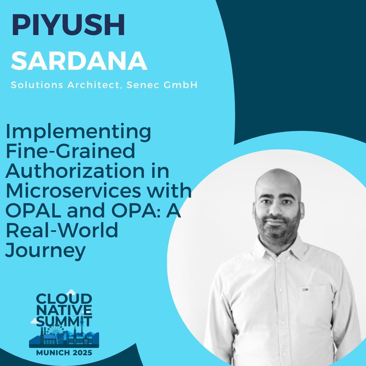 Welcome Piyush to the #cnsmunich! We're very much looking forward to your session! 🎊

🎫 Join us in July: cnsmunich.ticketbutler.io/en/e/cnsmunich… 

#CloudNative #opensource #community #kubernetes