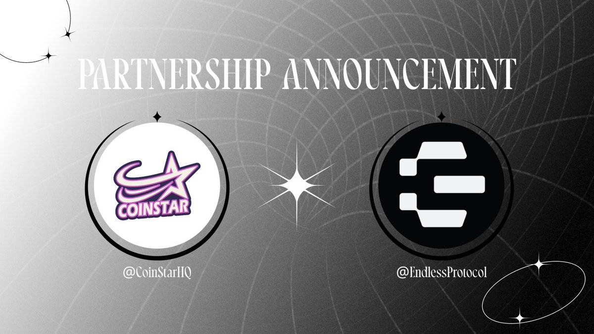 CoinStarHQ's tweet image. 📢 CoinStar x @EndlessProtocol Partnership Announcement
We’re excited to team up with Endless, the world’s first distributed cloud protocol transforming how Web3 apps are built and secured. By combining asset security, privacy, and AI-driven functionality, Endless makes it…