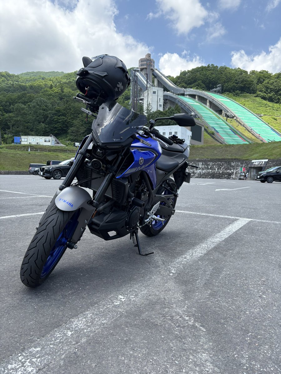 白馬、気温がちょうど良い…