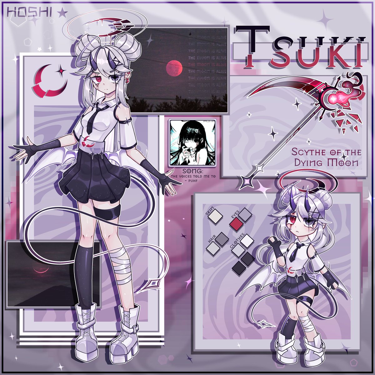 my sona and main oc, Tsuki 
#oc