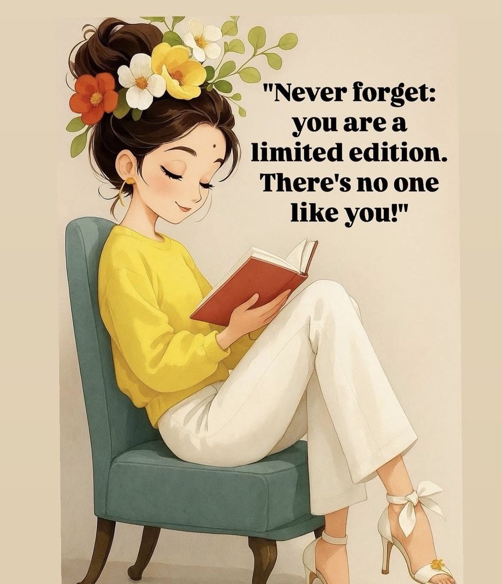 You are unique. 
There's no one else like you. 
Nobody can be better than you because nobody else is you. Nobody has your distinctive talents and traits.
#SundayMotivation 💞