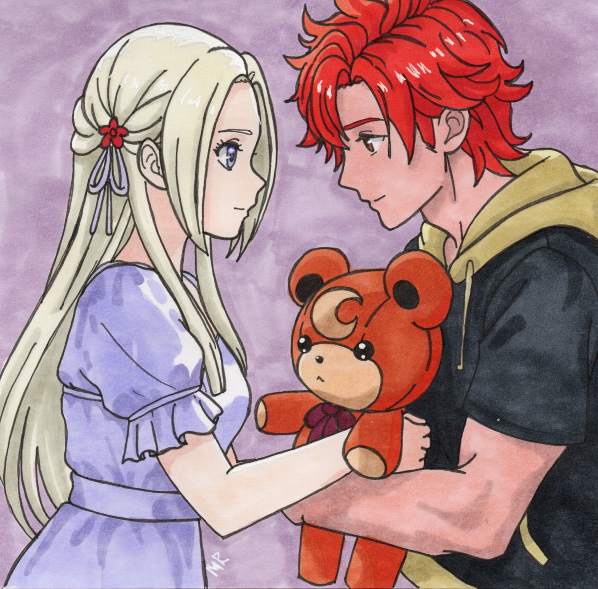 nekomoni's tweet image. sylvain in a server iI play Edelgard at, introduced her to Teddiursa from Pokemon
#fireemblem #fe3h #fireemblemthreehouses #fireemblem3houses #Edelgard #EdelgardvonHresvelg #sylvainjosegautier #sylvain #teddiursa