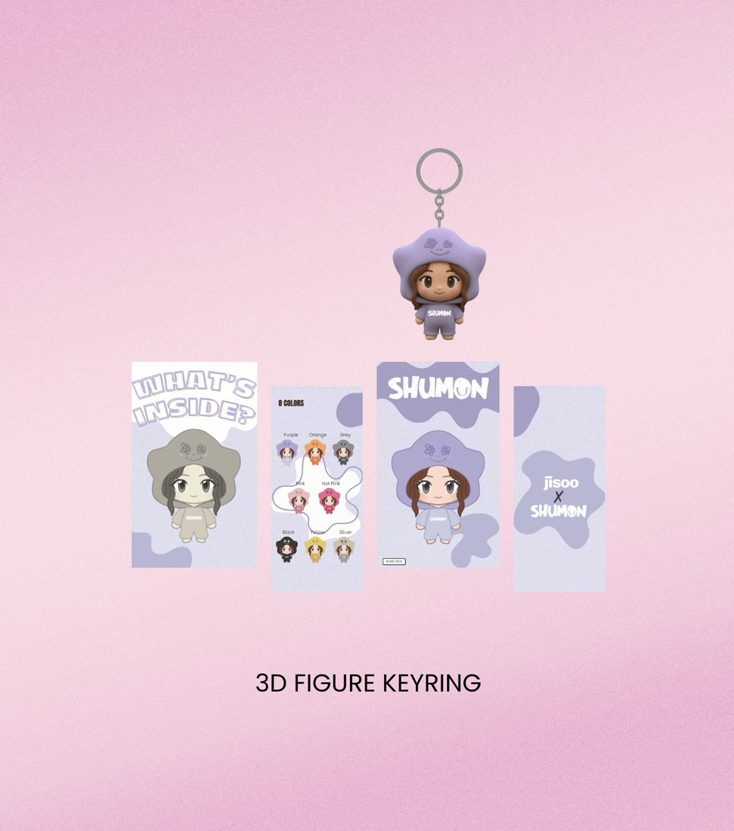 I’ll be giving away freebies as fan support for Jisoo at the upcoming #DEADLINE_IN_BULACAN concert!

Freebies:
• JISOO x SHUMON acrylic keyring
• JISOO x SHUMON 3D figure keyring blind box (vv limited)