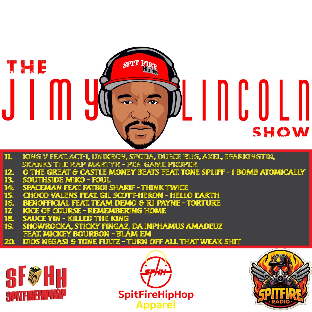 SpitFireRadio_'s tweet image. 🚨 LIVE TONIGHT at 10:30 PM CST!
The Jimy Lincoln Show returns to Spit Fire Radio 🎙️
Expect 🔥 debates, real talk, and maybe a few surprises. Don’t sleep on it.
Listen here: 👉🏾 myksfr.com
@JimyLincoln #SpitFireRadio #RadioTonight #AustinTx