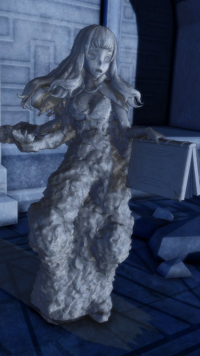 SwooceRight's tweet photo. That ice generator is good for making pillar-esque meshes too
Really great for that Portrait of Ruin petrification https://t.co/fMZpk3wlRg