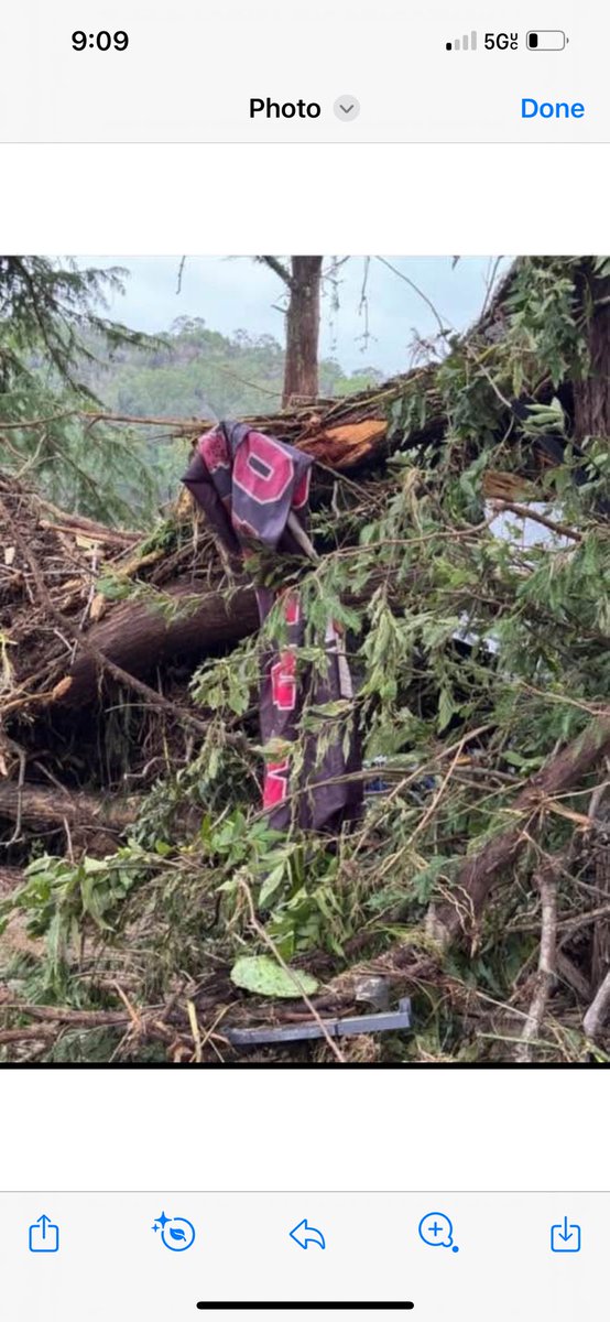 Warrior Flag still standing after the raging flood waters ripped through our community. Can’t thank the first responders enough. They have been awesome. Our community has shown grit and determination over the last 40 hours. Please pray for all the people who have passed,

#OTA
