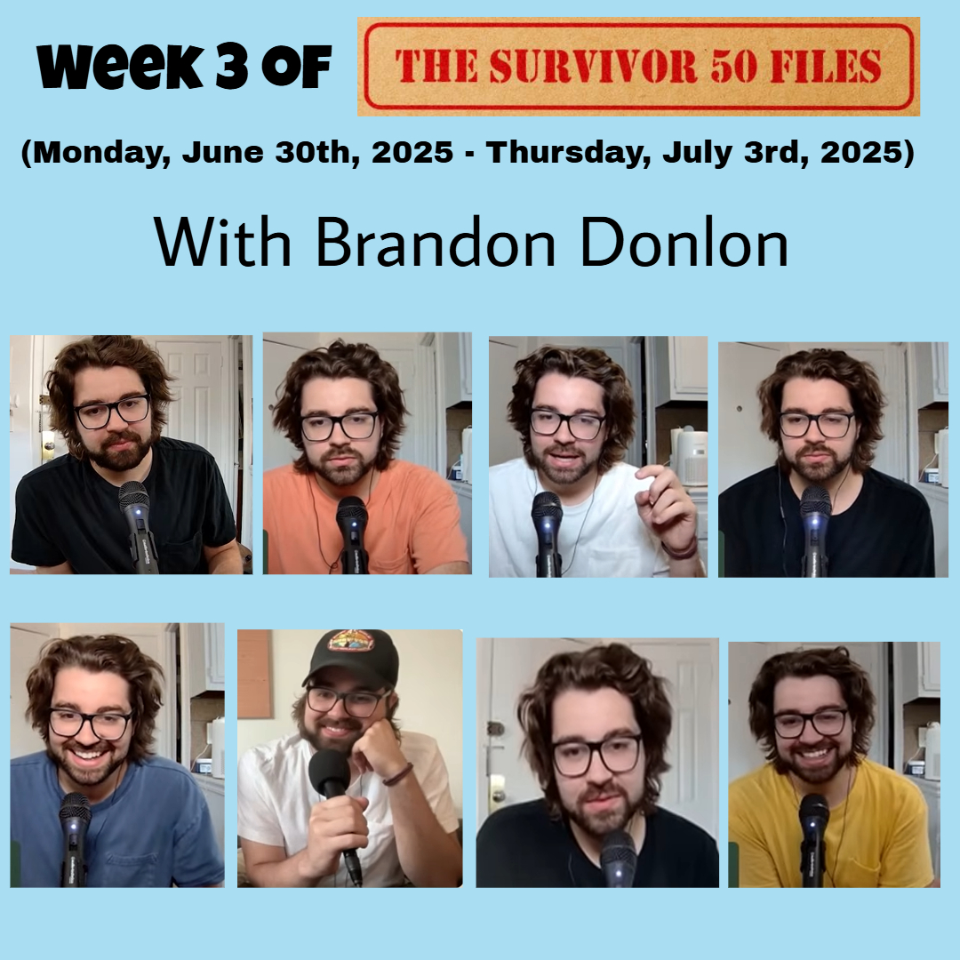 McDonlons's tweet photo. The 3rd Week of The #Survivor50 Files Podcast with @BrandonDonlon went great!
The People that Brandon has on for Week 3 are amazing and I'm so looking forward to Week 4 of The Survivor 50 Files on Monday
#Survivor #Survivor50 #Survivor45 #RHAP #RobHasAPodcast @RobHasApodcast https://t.co/gk5iAs9nSQ