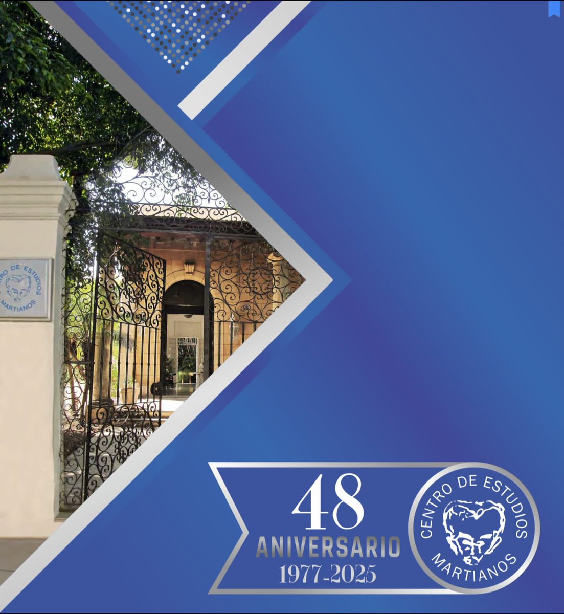 El próximo 19 de julio el Centro de Estudios Martianos cumplirá 48 años. Casi 5 décadas de investigación y promoción de la obra de #JoséMartí, para #Cuba #NuestraAmérica y la Humanidad. #JuntosXCuba #CubaPorLaPaz #MartíVive #DeCaraAlSol