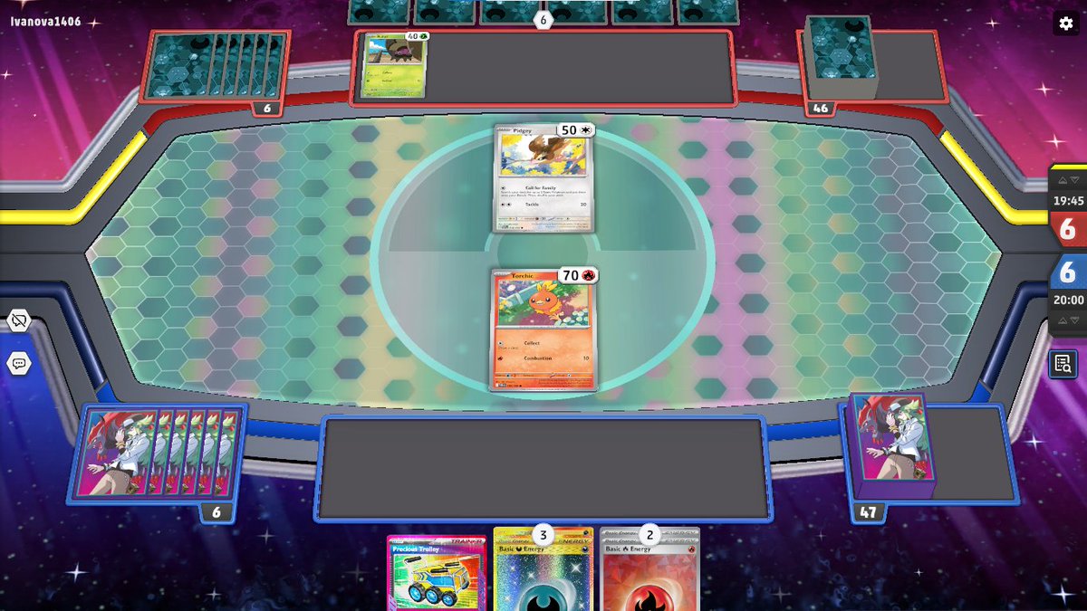 what is this hand 🤣 at least i had precious trolley and on my turn, i top deck a tm evo 😎
#PokemonTCG