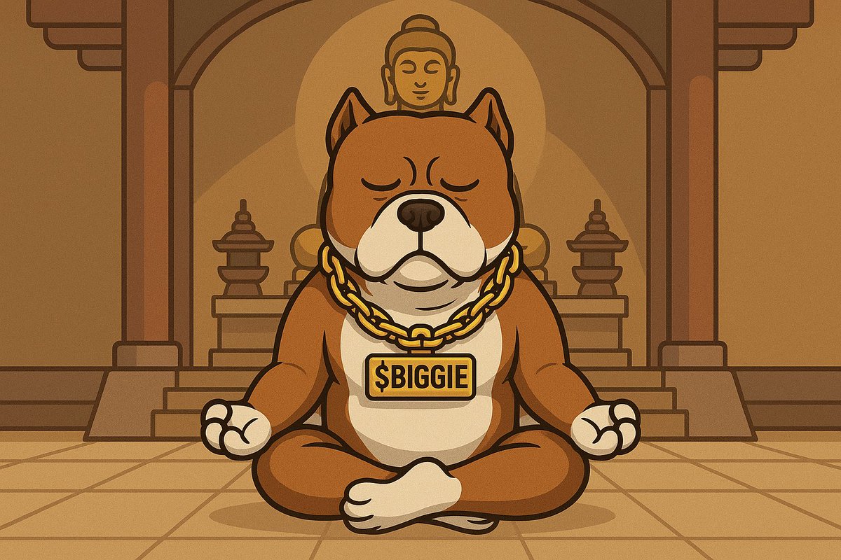 $Biggie accumulation day.
Expect $Biggie to work strategically today.

“At the end of the way is freedom. Until then, patience.”