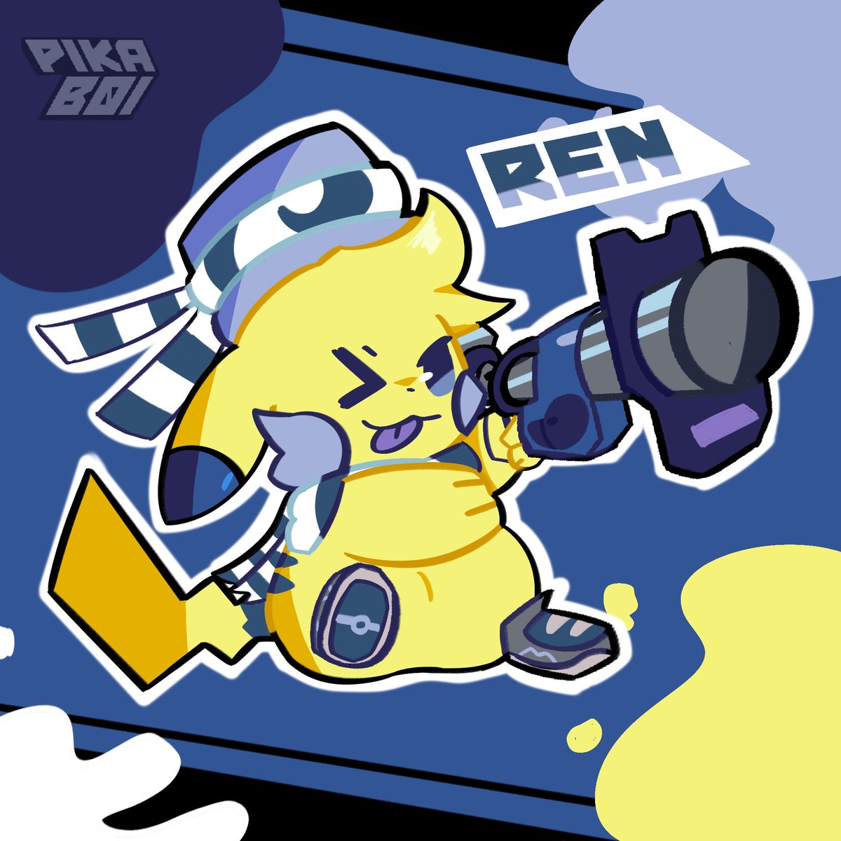 Pikab0i's tweet image. To the splatoon lovin Chu @umbreon2064 (thanks for the attack!)
Oh boy- I need to get caught up in all my revenge stuff!