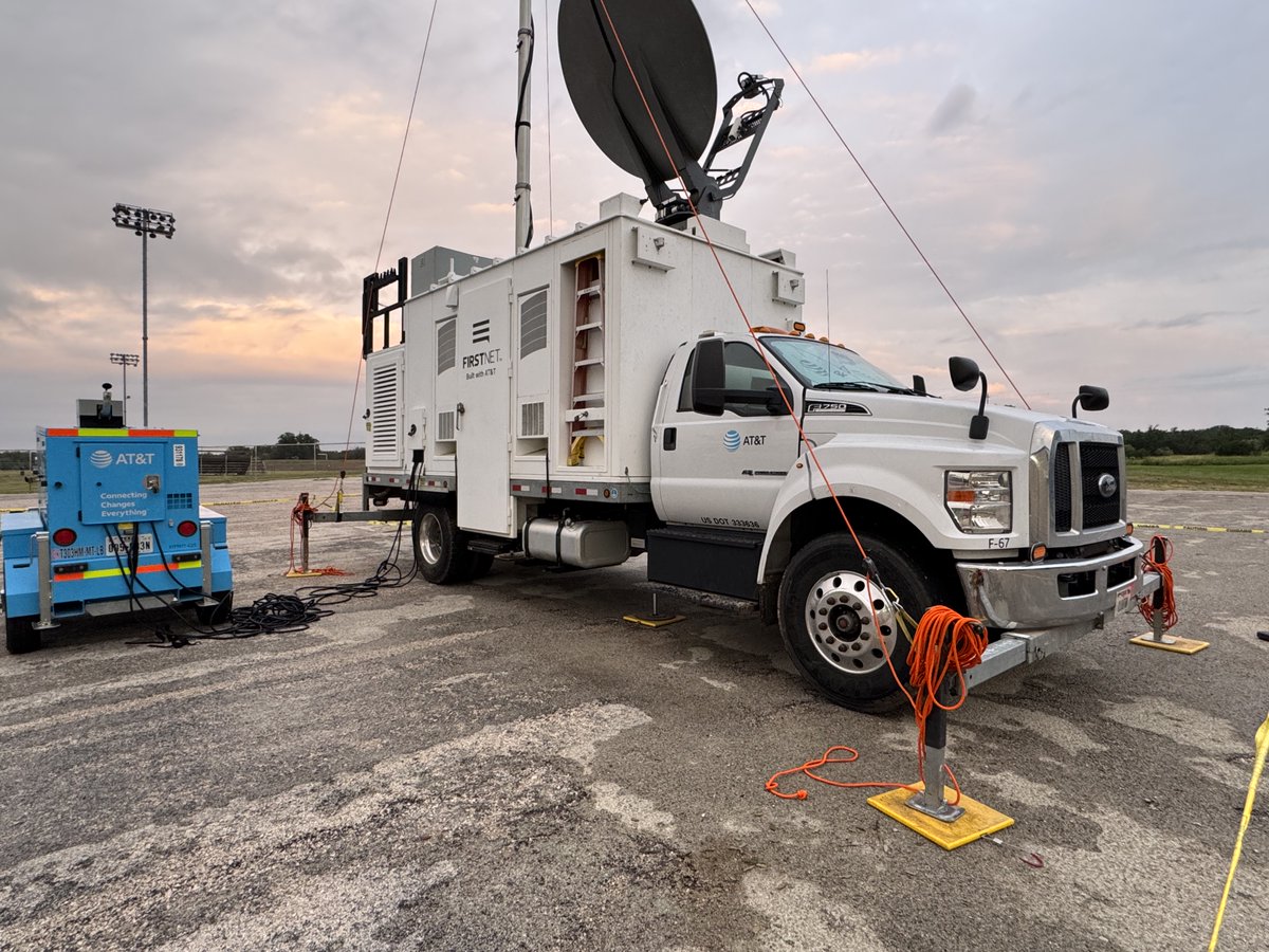 AT&T News (@attnews) on Twitter photo Our thoughts are with the communities affected by the catastrophic flooding in the Hill Country. As a Texas-based company, <a href="/ATT/">AT&T</a> is committed to supporting its neighbors through response & restoration efforts.
AT&T has deployed its Network Disaster Recovery (NDR) team & <a href="/FirstNet/">FirstNet, Built with AT&T</a> Our thoughts are with the communities affected by the catastrophic flooding in the Hill Country. As a Texas-based company, <a href="/ATT/">AT&T</a> is committed to supporting its neighbors through response & restoration efforts.
AT&T has deployed its Network Disaster Recovery (NDR) team & <a href="/FirstNet/">FirstNet, Built with AT&T</a>