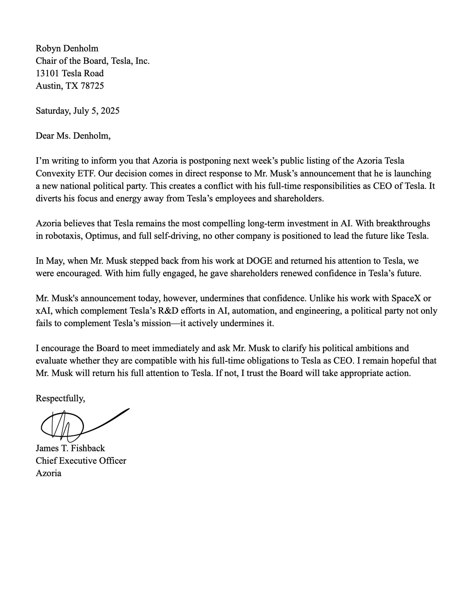 [問卦] 馬斯克創黨被投資公司施壓 側翼啟動？