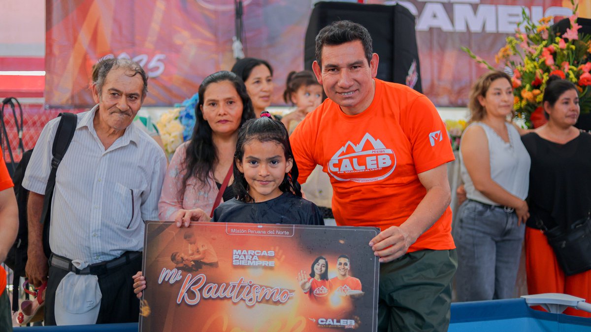 📖 Hoy, a través del mensaje de la Palabra expuesto por el Pr. Christian Tello, muchos de nuestros amigos decidieron bautizarse y empezar una nueva vida. ¡Alabado sea Dios! 🙏🏼

#CaravanaEsperanza #Caleb2025 #MisiónPeruanaDelNorte #LaClaveDelCambio