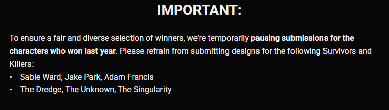 Damn what's even the point in doing the contest if there's no skin for Sable?