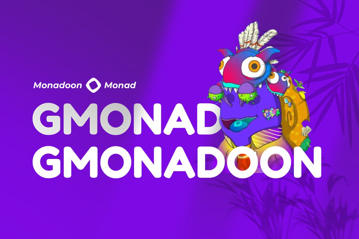 Monadoon (@monadoons) on Twitter photo GMonad GMonadoon to all Nads 💜 
Say it Back = Ready for Mainnet GMonad GMonadoon to all Nads 💜 
Say it Back = Ready for Mainnet