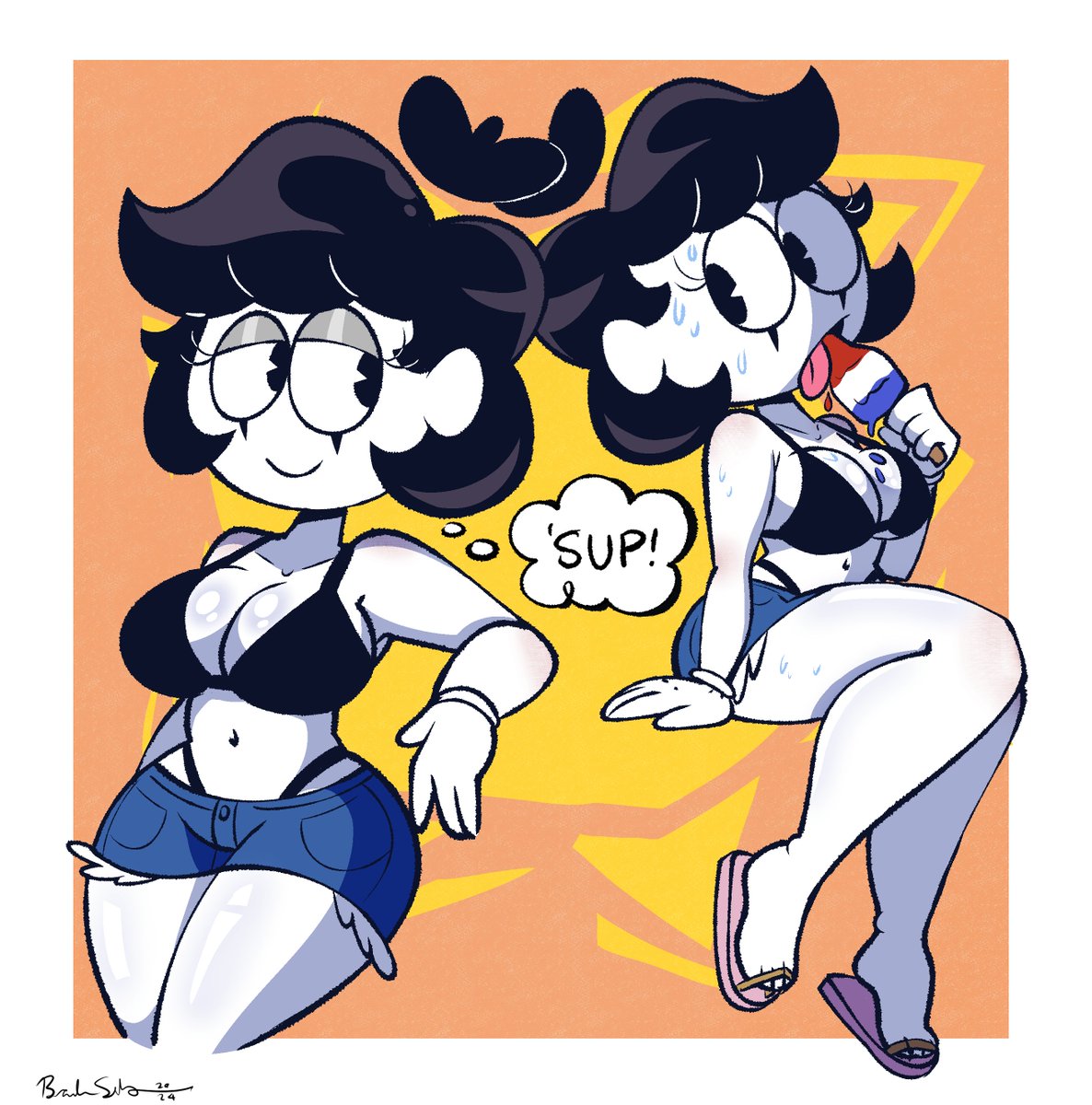 imrachets's tweet image. Reposting these classics for #NationalBikiniDay