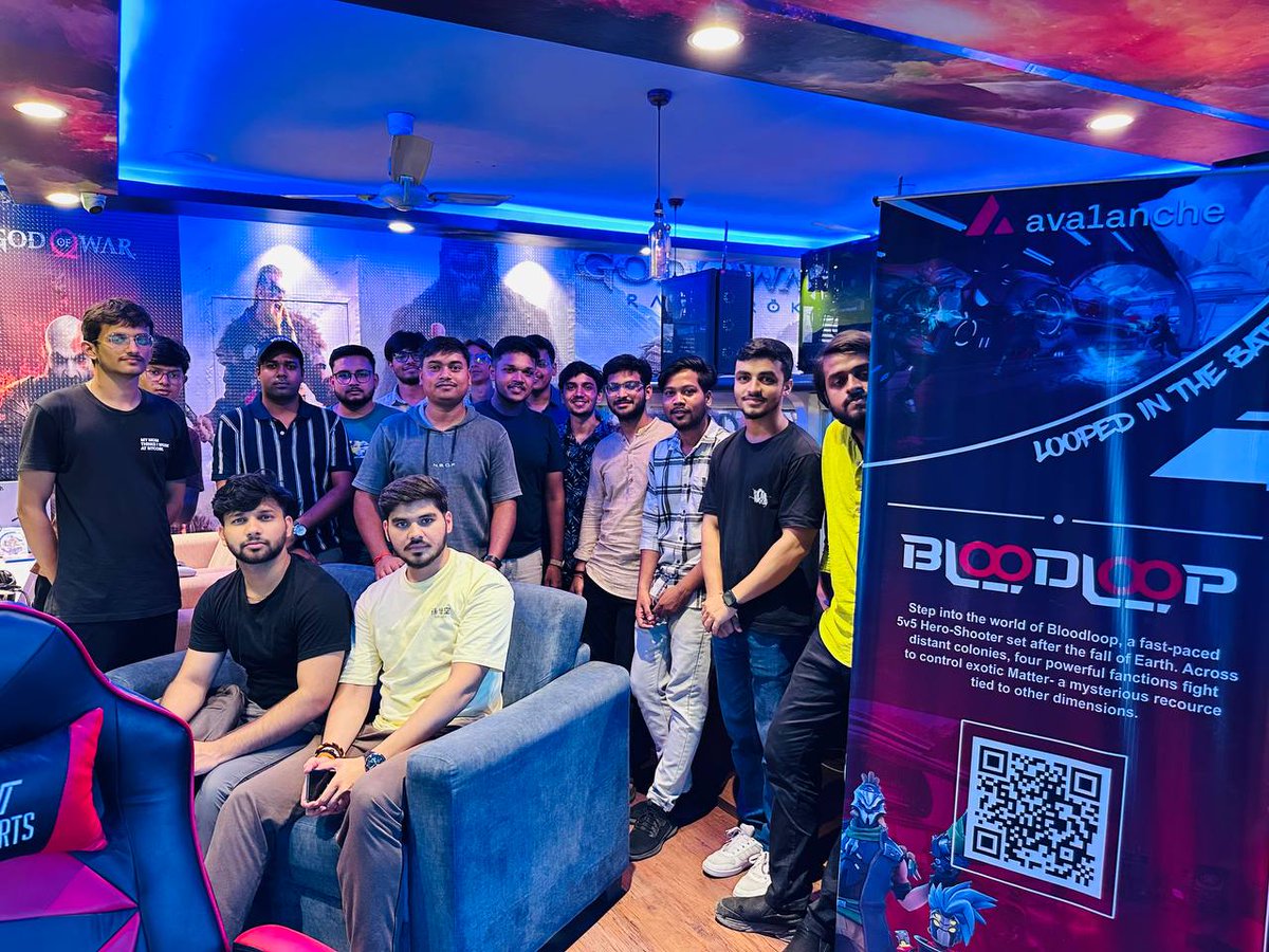 🎮 Attending <a href="/AvaxTeam1/">Avalanche Team1</a> Game Night: Lucknow 

Playing the intense <a href="/BloodLoopGAME/">BloodLoop🔺 | Hero-Shooter</a> 🔫Web3 Gaming Adoption powered by <a href="/GamingOnAvax/">Avalanche Gaming 🔺</a> <a href="/Lucknow_DAO/">Lucknow DAO</a>🚀