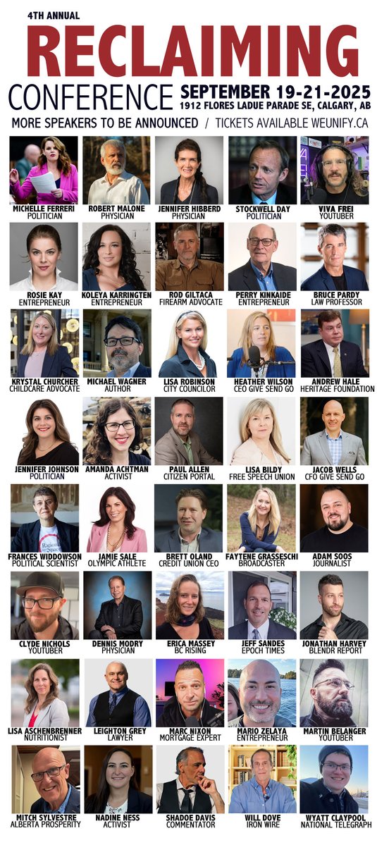 we_unify's tweet image. We are offering limited time discounted access for Reclaiming Conference which is available from weunify.ca until July 15th! We have now partnered with an additional 25 speakers with more announcements coming so thank you for supporting our efforts to find a better…