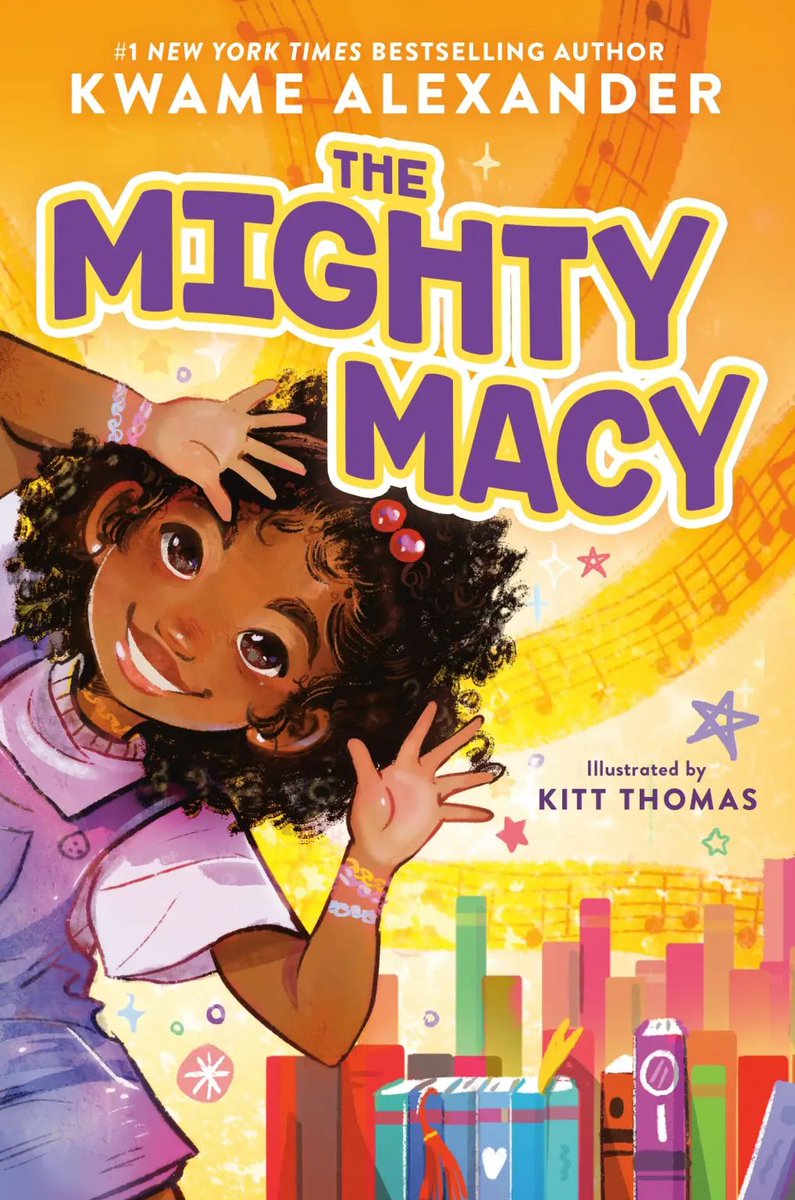 #Bookaday I added Kwame Alexander's The Mighty Macy to my 2026 Books I Love Presentation: pinterest.com/mrschureads/20… Illustrations by Kitt Thomas