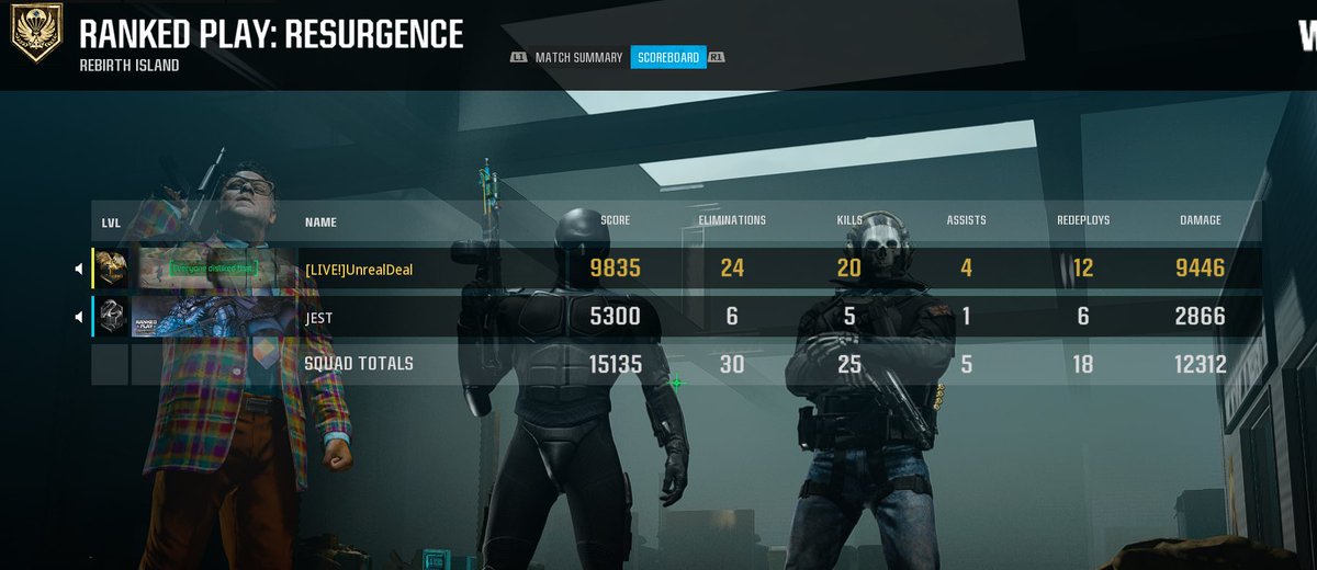 What even are these ranked lobbies lmao 

Twitch.tv/unrealdeal