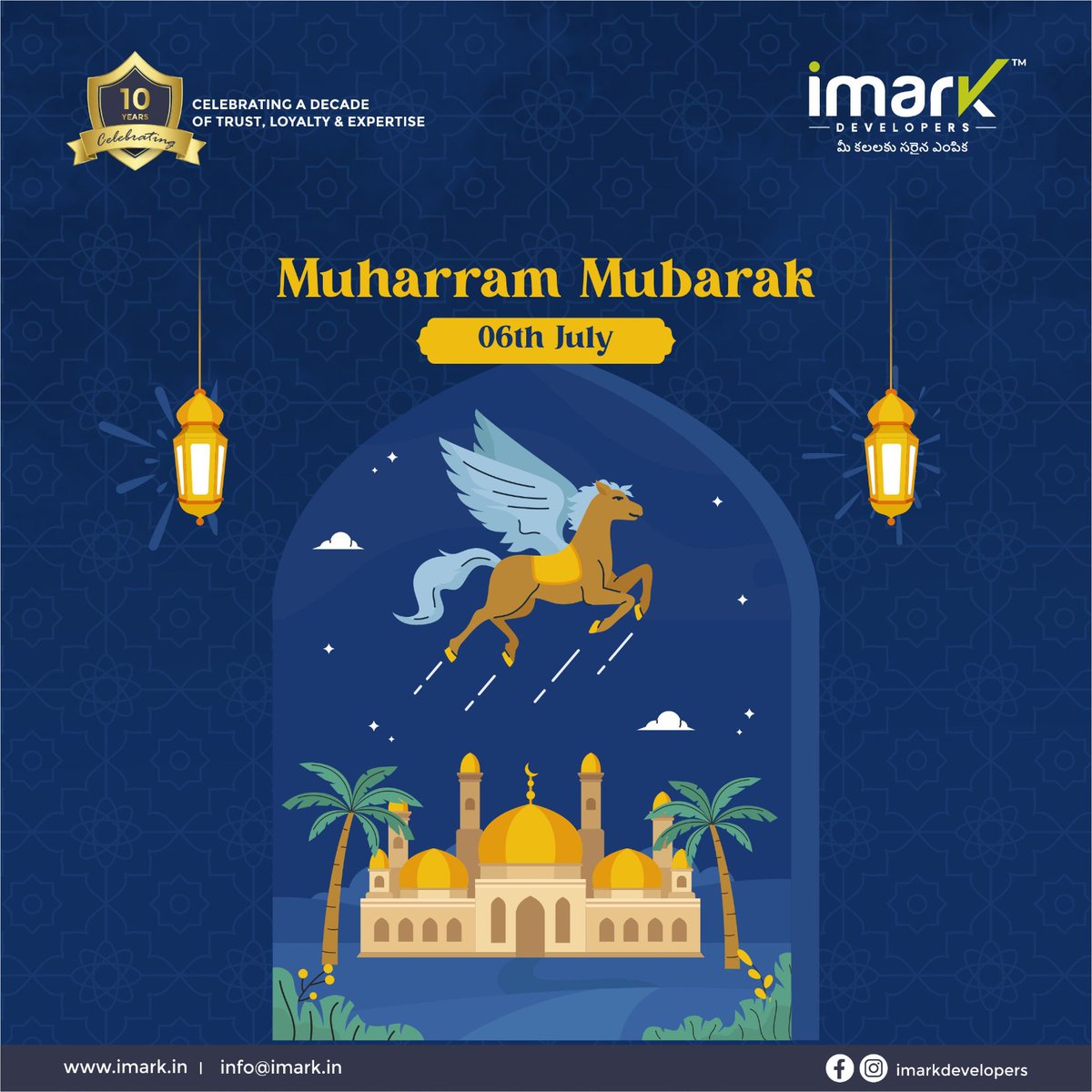 iMarkDevelopers's tweet photo. 🌙 Muharram Mubarak!
May this sacred month bring peace, strength, and reflection to all.
iMark Developers wishes you a new year filled with blessings.
#Muharram2025 #IslamicNewYear #iMarkDevelopers
🔗 https://t.co/K2MmOFYzFG https://t.co/E1b9YaSpla