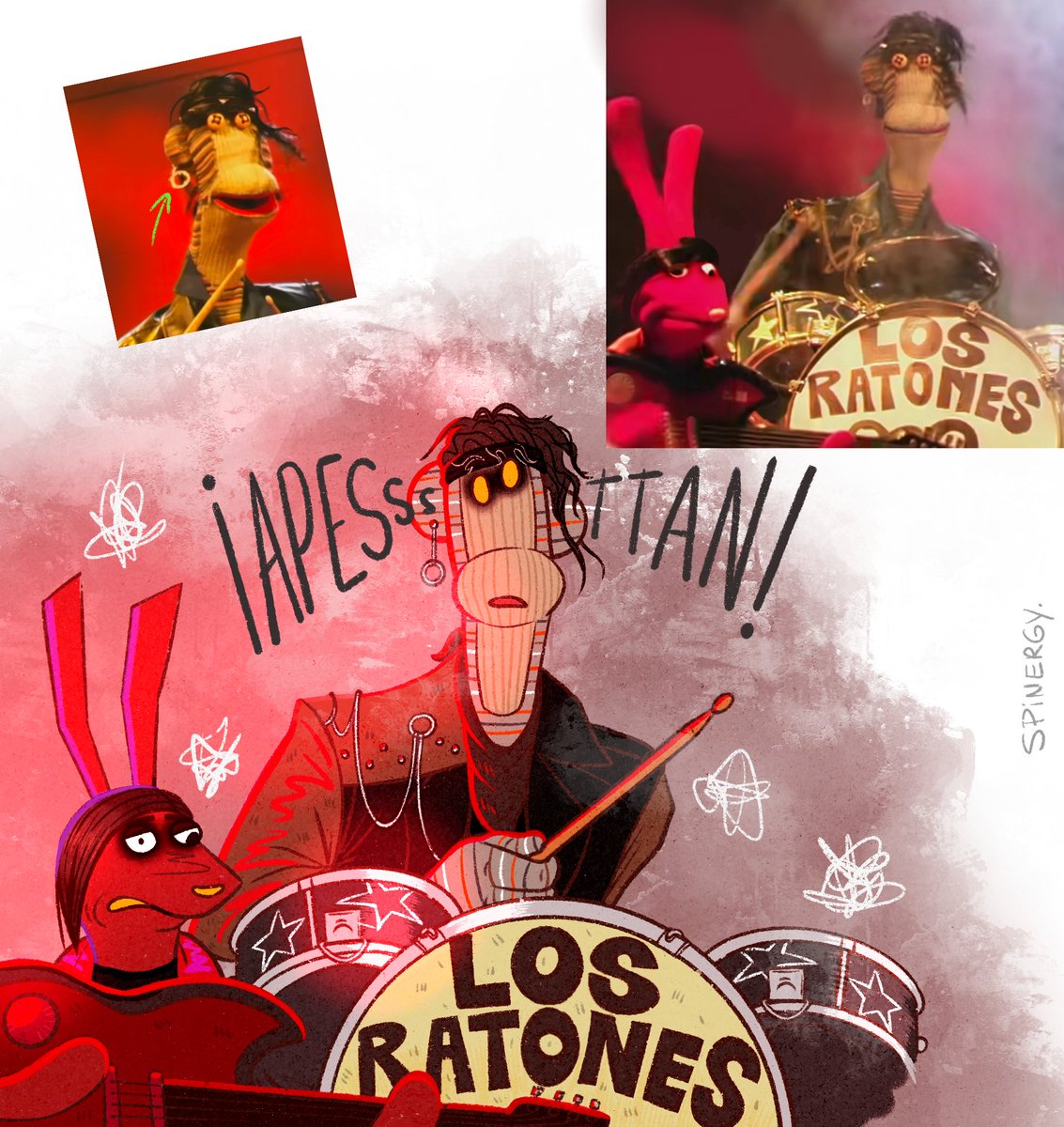 Tenía este redraw pensado desde hace meses... 

#31Minutos #JuanCarlosBodoque #LosRatoned #TulioTriviño