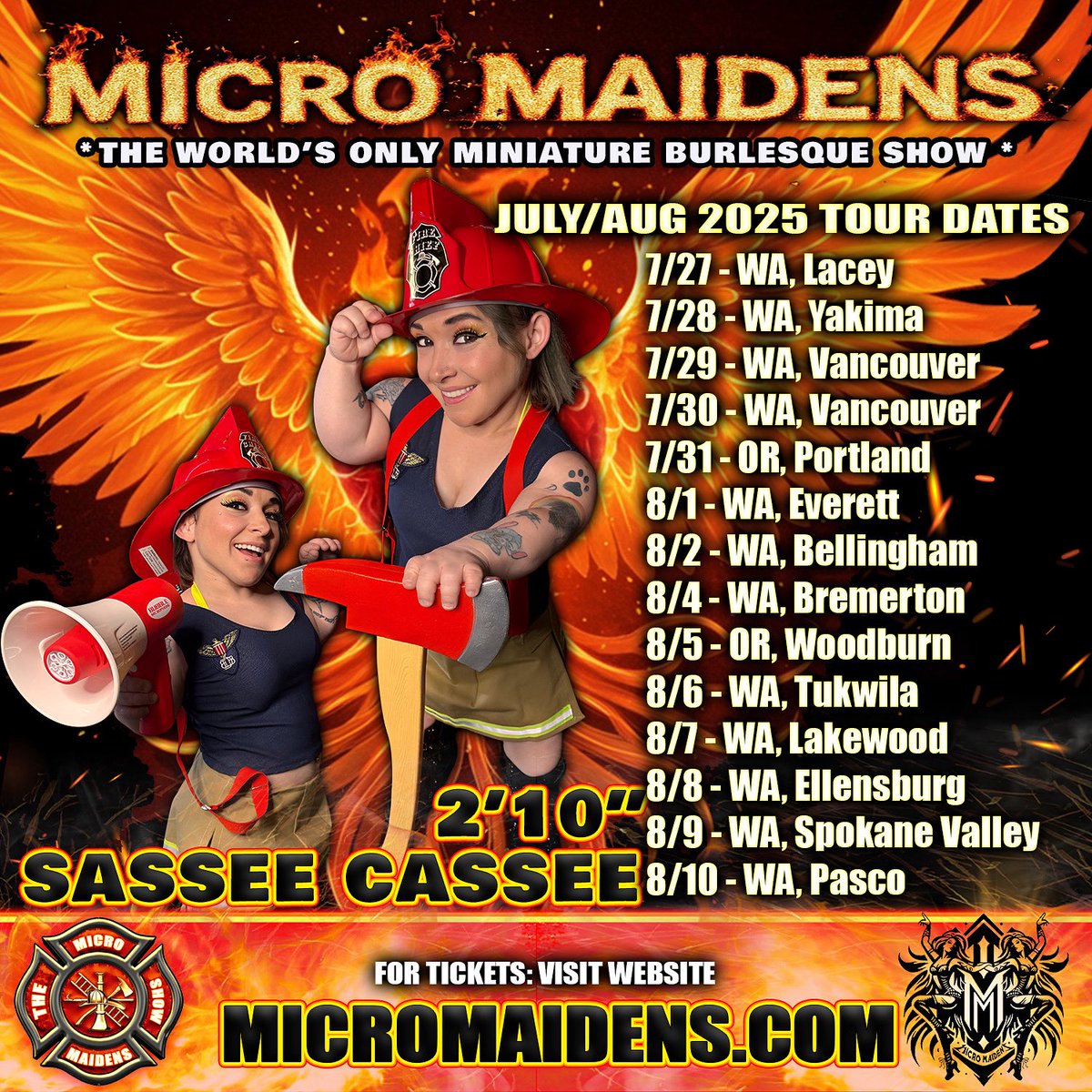 Sassee Cassee (@sassee_cassee) on Twitter photo My text tour dates. <a href="/MicroMaidens/">MicroMaidens</a> don’t see your city on here. Go to micromaidens.com to see all our show locations. My text tour dates. <a href="/MicroMaidens/">MicroMaidens</a> don’t see your city on here. Go to micromaidens.com to see all our show locations.