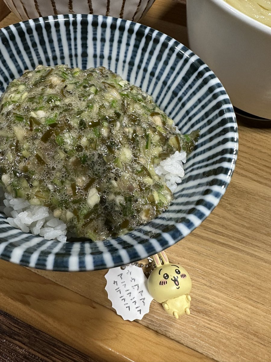 DUFFy738KEISUKE's tweet image. らぁ麺 大金星✨
アサリと鱧の冷やしラーメン＆だしご飯🍚
(ˊo̴̶̷̤ꑣo̴̶̷̤ˋ)ﾔｧｰﾊｧｰ!!
鱧と梅は合いますね(๑♡∀♡๑)
骨切りと湯引きがしてあり美味しかったです(ˊo̴̶̷̤ꑣo̴̶̷̤ˋ)ﾔｧｰﾊｧｰ!!

ｺﾞﾁｿ━(人&amp;gt;▽&amp;lt;｡)━ｻﾏｯでした

もっさんありがとうございます!(´▽｀)