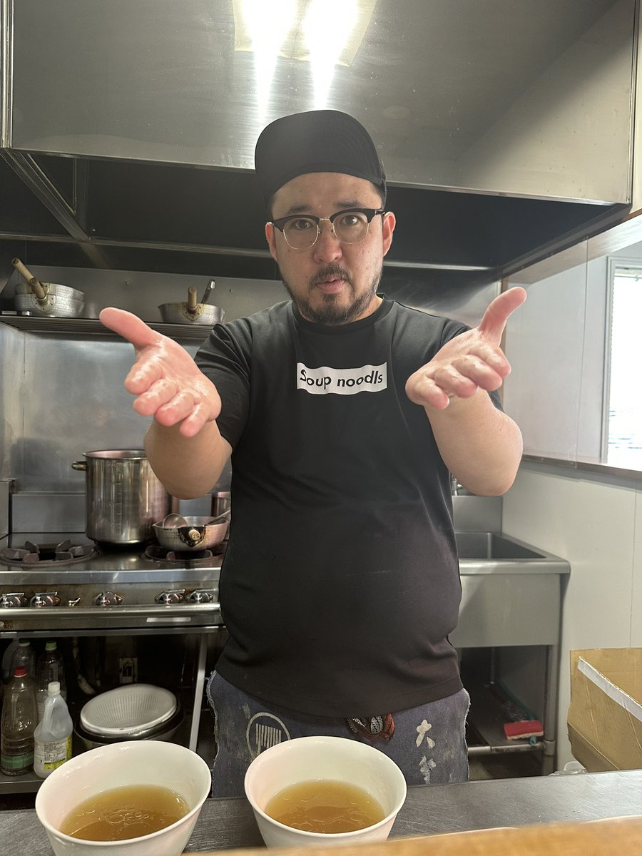 DUFFy738KEISUKE's tweet image. らぁ麺 大金星✨
アサリと鱧の冷やしラーメン＆だしご飯🍚
(ˊo̴̶̷̤ꑣo̴̶̷̤ˋ)ﾔｧｰﾊｧｰ!!
鱧と梅は合いますね(๑♡∀♡๑)
骨切りと湯引きがしてあり美味しかったです(ˊo̴̶̷̤ꑣo̴̶̷̤ˋ)ﾔｧｰﾊｧｰ!!

ｺﾞﾁｿ━(人&amp;gt;▽&amp;lt;｡)━ｻﾏｯでした

もっさんありがとうございます!(´▽｀)