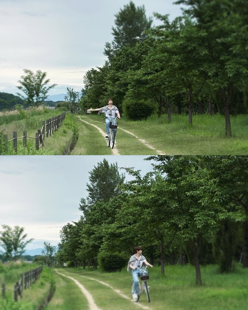 hanbinsv's tweet photo. ⠀ ⠀ ⠀ ️ ️ ⠀ ️
Somewhere between the rustling trees and a quiet bike ride, it felt like I was living in a slow-burning drama, no script, just feelings carried by the wind.
⠀ ⠀ ⠀ ️ ️ ⠀ ️ https://t.co/5xX4Zxyt0f
