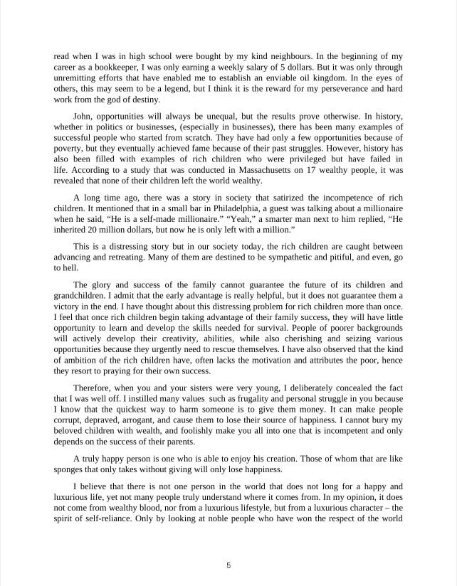 melisamarzo's tweet image. This is one of the 38 letters from John D. Rockefeller (once worth $400 billion) to his son. I think you’ll find it inspiring.