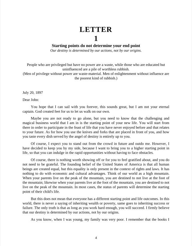 melisamarzo's tweet image. This is one of the 38 letters from John D. Rockefeller (once worth $400 billion) to his son. I think you’ll find it inspiring.
