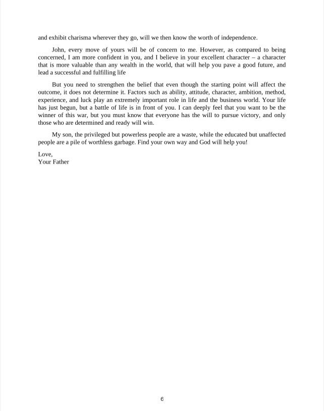 melisamarzo's tweet image. This is one of the 38 letters from John D. Rockefeller (once worth $400 billion) to his son. I think you’ll find it inspiring.