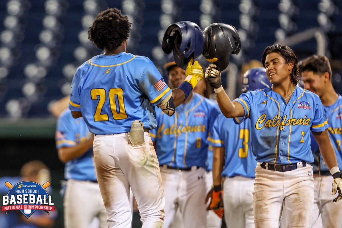 NatChampSeries's tweet image. California wins 3-1 vs Georgia and are headed to the Semis! ⚾️🏟️
#baseball #HSBNCS #ChampionshipSeries