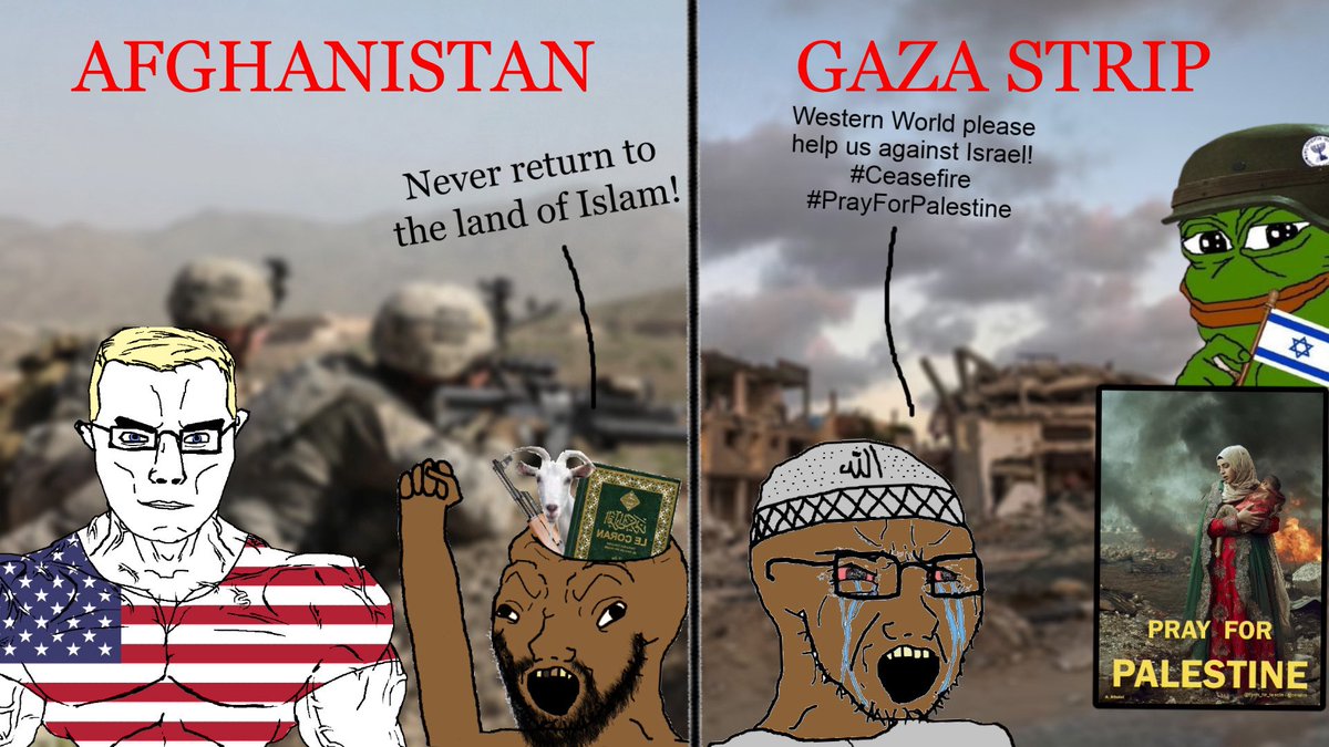 Islamists: “Death to America!”
Also Islamists: “America, help us! 🥺” 
🐍