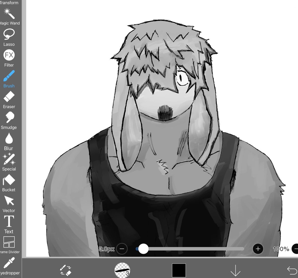 1Posher's tweet image. Lazy Noi drawing ꪔ̤̱