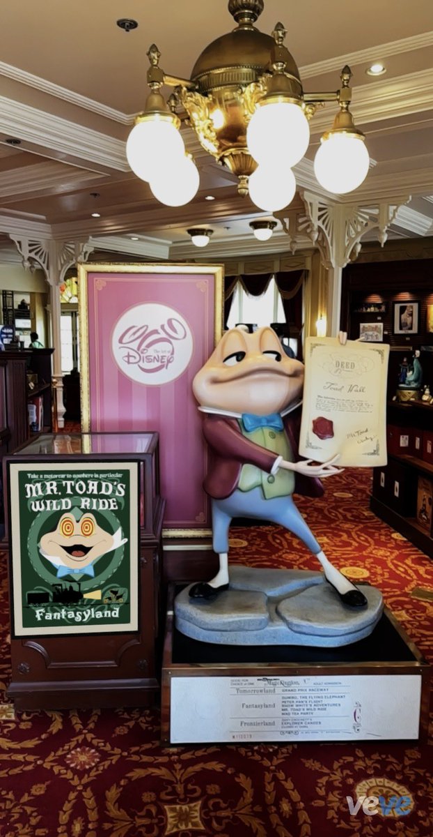 rickyart141's tweet image. VeVe Digital Collectibles Town Square Theater, Magic Kingdom/Mr. Toad Statue
#VeVe #VeVeFam #CollectorsAtHeart💙 #4thofJulyweekend