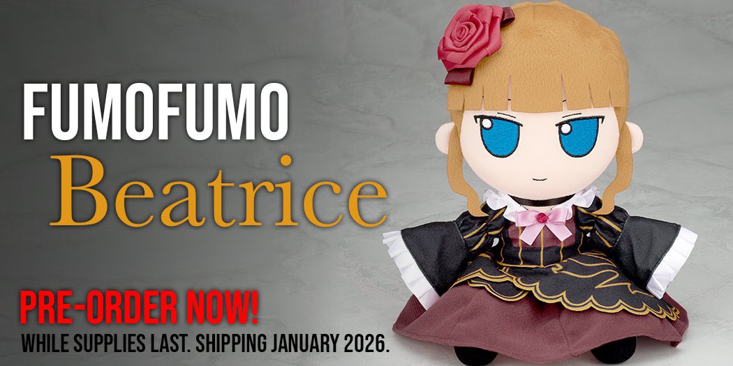 海外限定のふもふもシリーズ　ベアトリーチェ、10時あたりに売り切れたっぽい

これ日本で海外代行頼むにも受注から1日経ってないから海外ユーザーと知り合いいないと無理だと思うから国内で買えた人いないんじゃないかな

できればベルンカステル出さないでくれぇ〜😭