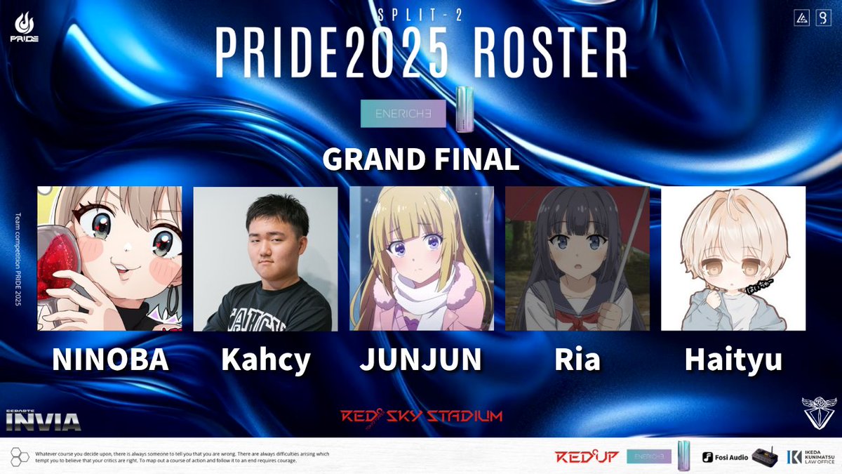 ⟬ in via ⟭ e sports team (@invia_fn) on Twitter photo PRIDE2025 featuring FORTNITE
SPLIT-2 GRAND FINAL
ROSTER
にのば <a href="/NNB_NKN_Invia/">In via にのば🦜</a>
Kahcy <a href="/kahcyfishy/">In via Kahcy FNCS @1</a>
JUNJUN <a href="/junjunfnbr1/">junjun</a>
Ria <a href="/w4l1tak3r26/">Invia ria</a>
はいちゅー <a href="/haityunanoda/">in via はいちゅー</a>
応援よろしくお願いします💎 PRIDE2025 featuring FORTNITE
SPLIT-2 GRAND FINAL
ROSTER
にのば <a href="/NNB_NKN_Invia/">In via にのば🦜</a>
Kahcy <a href="/kahcyfishy/">In via Kahcy FNCS @1</a>
JUNJUN <a href="/junjunfnbr1/">junjun</a>
Ria <a href="/w4l1tak3r26/">Invia ria</a>
はいちゅー <a href="/haityunanoda/">in via はいちゅー</a>
応援よろしくお願いします💎