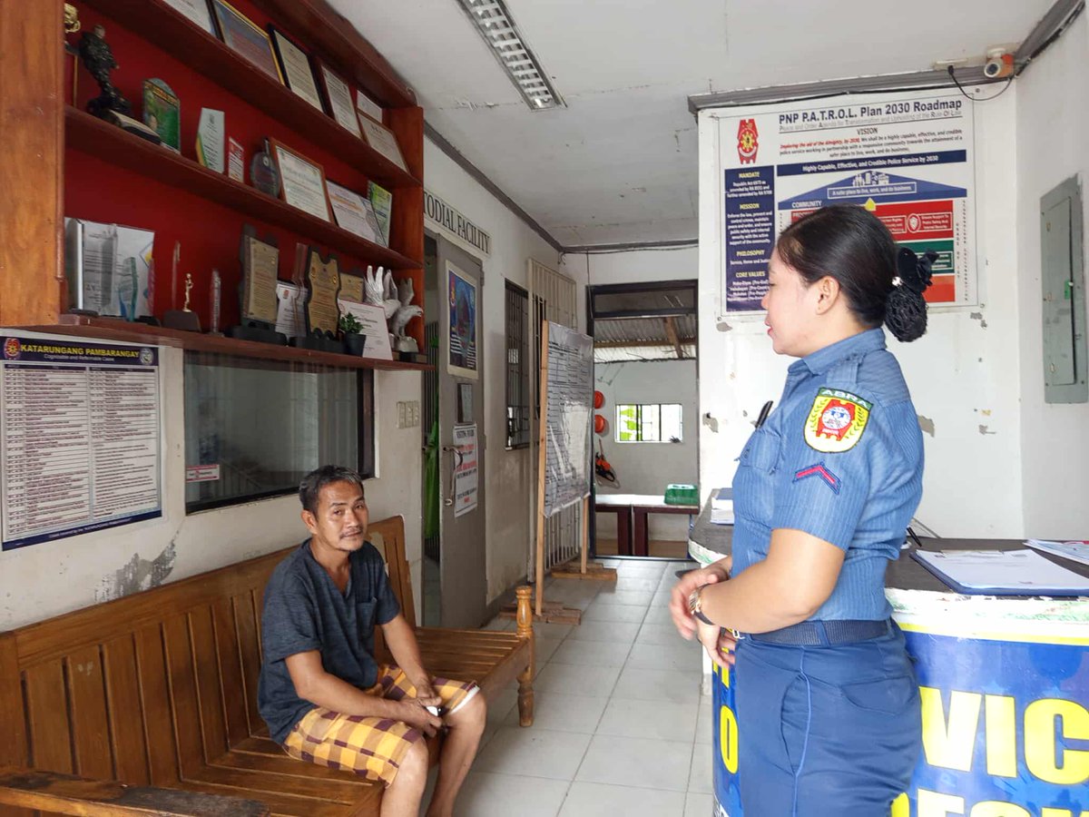 Pat  Jay Delyn Barcena conducted information drive to a walk-in client a regarding the deceptive recruitment by the CPP-NPA-NDF and its false ideologies relative to anti- terrorism campaign of the PNP. Likewise, solicited their active support to the plan and programs of the PNP.