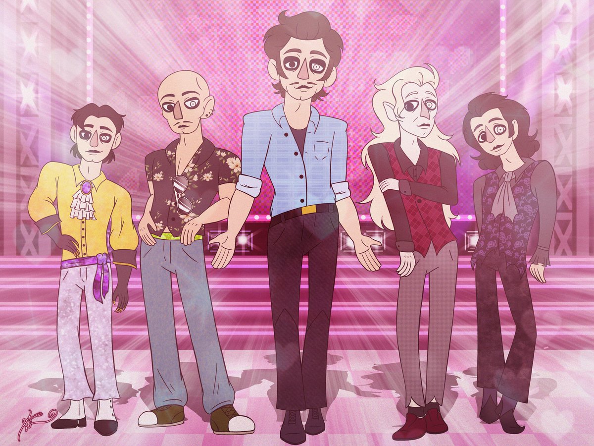 Here's the full drawing and hope you like it 
#thebandghost x #sajaboys