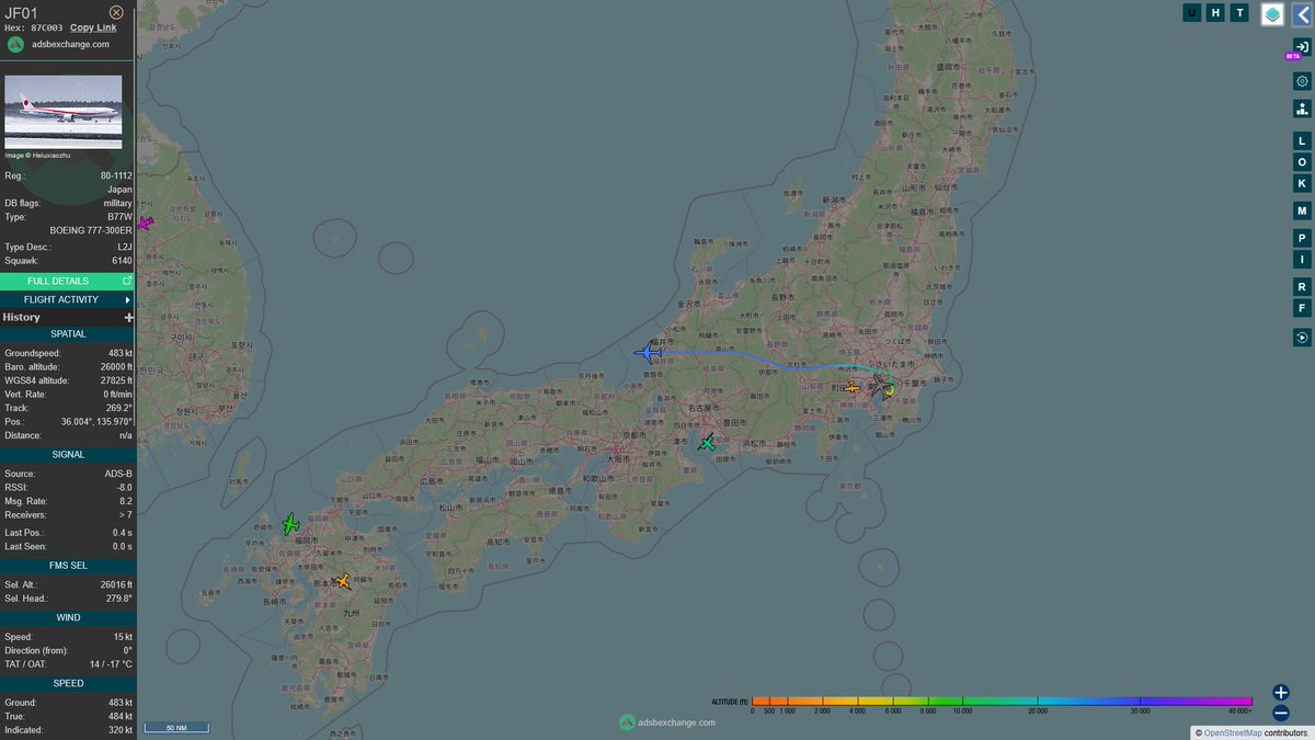 AIYeyENGDdJkjTr's tweet photo. July 6, 2025
#Haneda, Tokyo ==>
#JF01 #87C003 Japanese government Boeing 777-300ER
#JF02 #87C002 Japanese government Boeing 777-300ER https://t.co/TK12OKfjNh